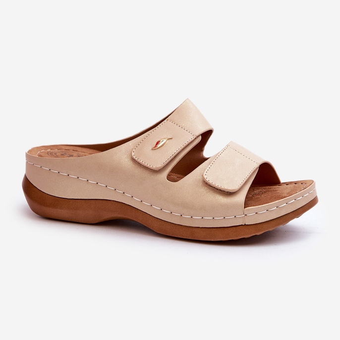 Infradito Leggere da Donna In Ecopelle, Frellia Beige 1