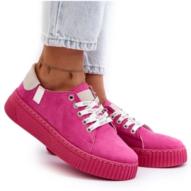 Sneakers da donna Memory Foam System Big Star NN276004 Fucsia rosa 4