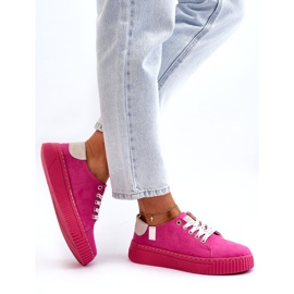 Sneakers da donna Memory Foam System Big Star NN276004 Fucsia rosa 3