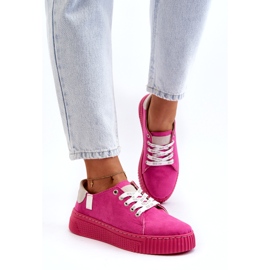 Sneakers da donna Memory Foam System Big Star NN276004 Fucsia rosa 2