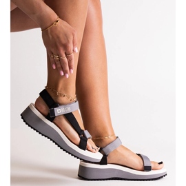 Sandali neri Big Star NN274A054 nero 1