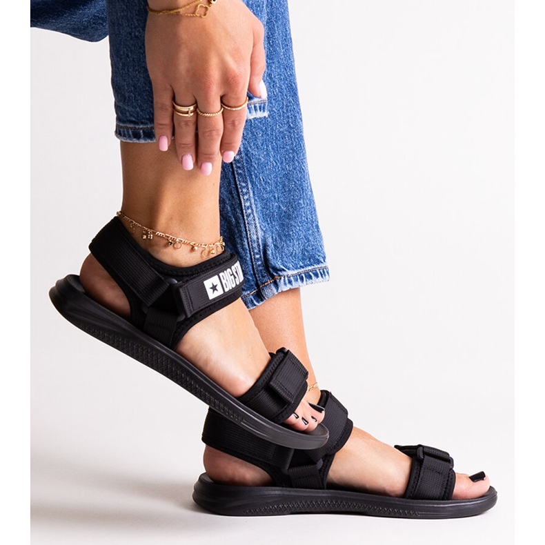 Sandali sportivi neri Big Star HH274A024 nero 1