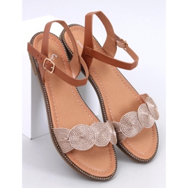 Sandali bassi Tavani champagne marrone 1