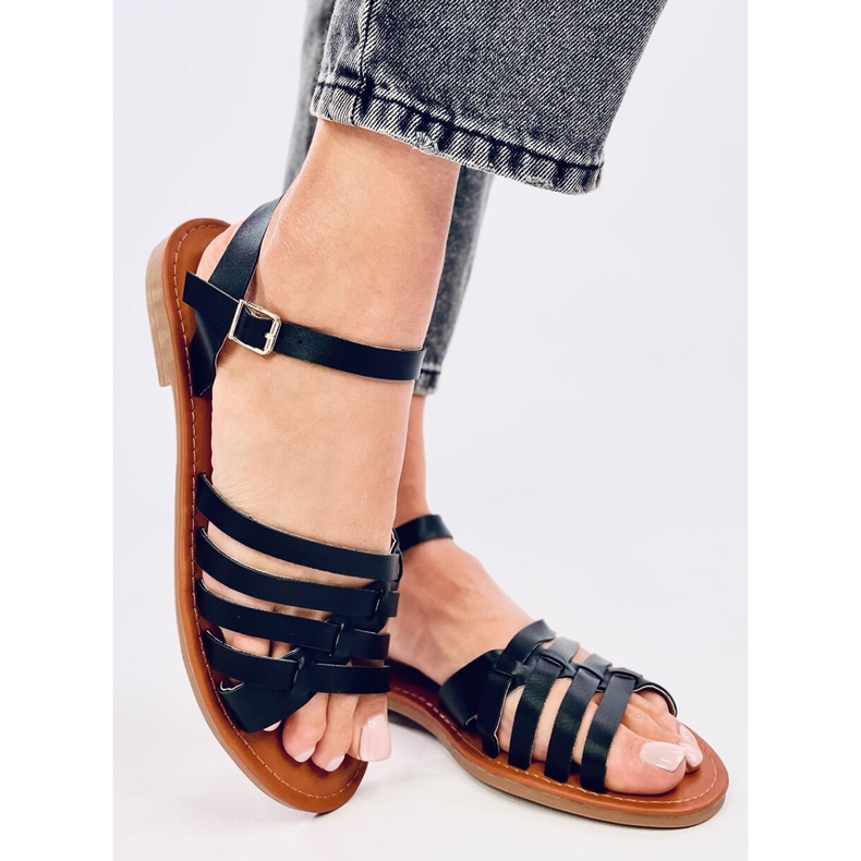 Sandali da donna Spokey neri nero 1