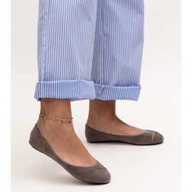 Ballerine classiche Dorris grigie grigio 1