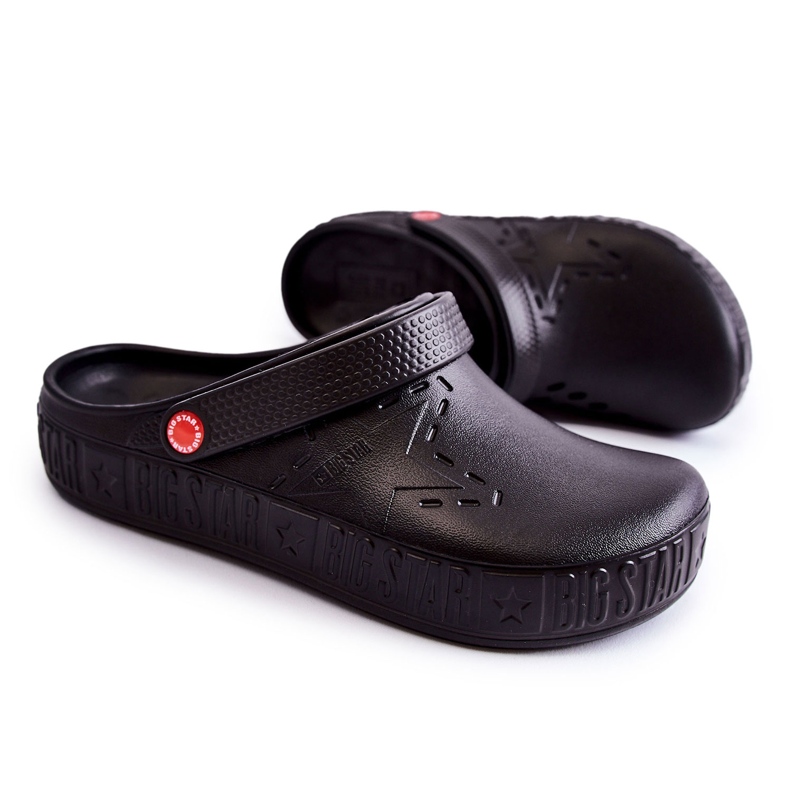 Ciabatte leggere da uomo Kroks Big Star II175001 nere nero 4