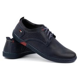 Antex Scarpe casual da uomo 302 blu navy 4