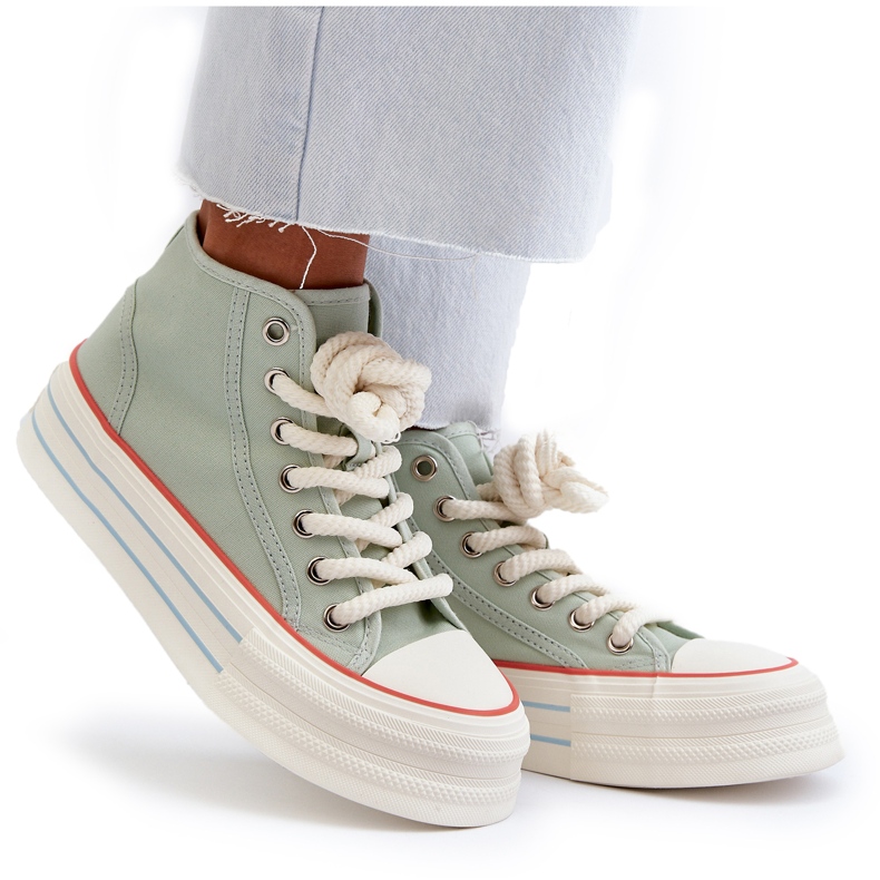 Seastar Sneakers con plateau da donna Menta Aineri verde 6