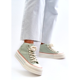 Seastar Sneakers con plateau da donna Menta Aineri verde 2