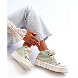 Seastar Sneakers con plateau da donna Menta Aineri verde 1