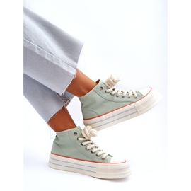 Seastar Sneakers con plateau da donna Menta Aineri verde 5