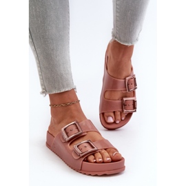 Infradito lisce da donna ZAXY HH285156 Rosa sporco 2