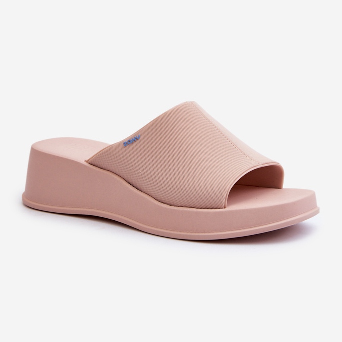 Infradito con zeppa da donna profumate ZAXY LL285083 Rosa chiaro 2