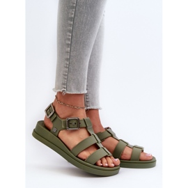 Sandali da donna lisci profumati ZAXY NN285005 Verde 2
