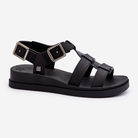 Sandali da donna lisci profumati ZAXY NN285007 Nero 1