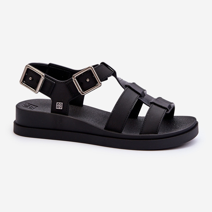 Sandali da donna lisci profumati ZAXY NN285007 Nero 1