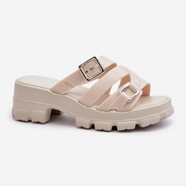 Infradito Donna Tacco Basso Profumate ZAXY NN285042 Beige Chiaro 1