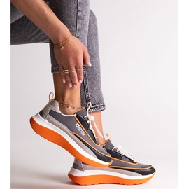 Scarpe da ginnastica grigie Big Star JJ274996 grigio 1
