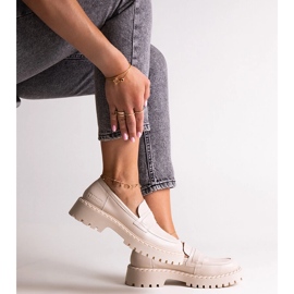 Scarpe in pelle beige Big Star LL274457 1
