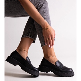 Scarpe in pelle nera Big Star LL274458 nero 1