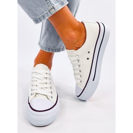 Sneakers classiche da donna Fargis White bianca 1