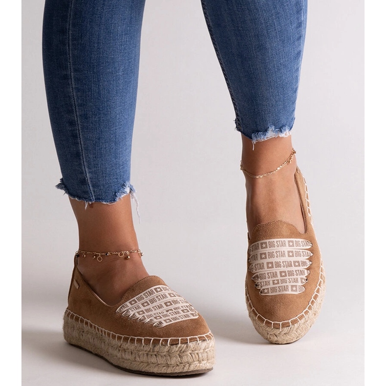 Espadrillas marroni Big Star JJ274892 marrone 1