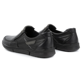 Olivier Slip-on da uomo in pelle 62K nero 4