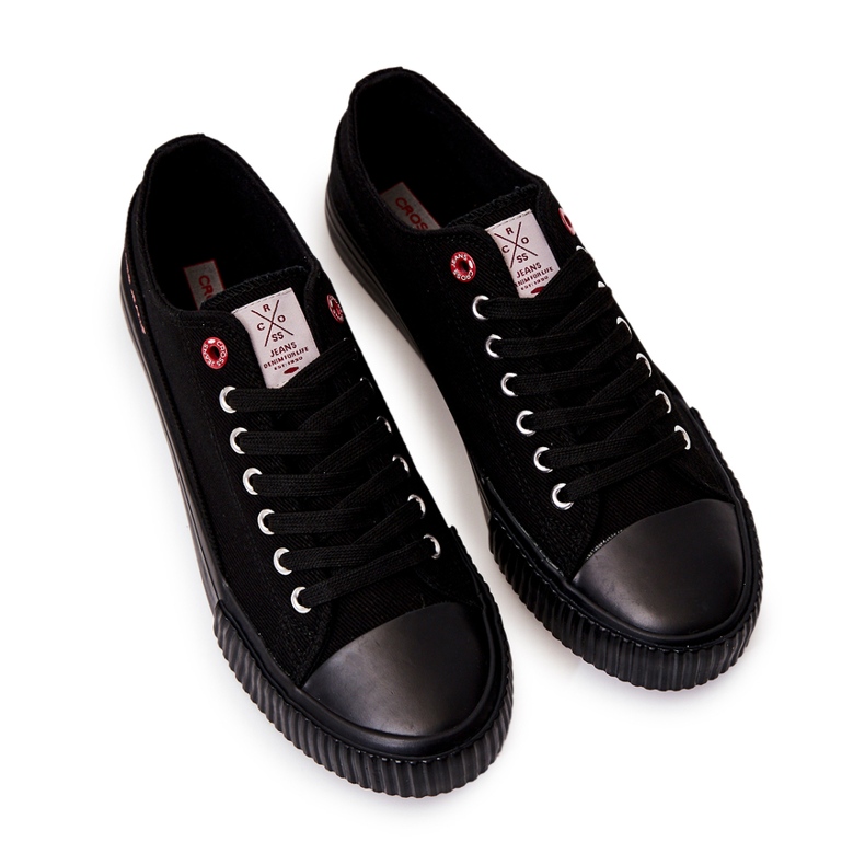 Sneakers Classiche da Uomo Cross Jeans JJ1R4032C Nere nero 3