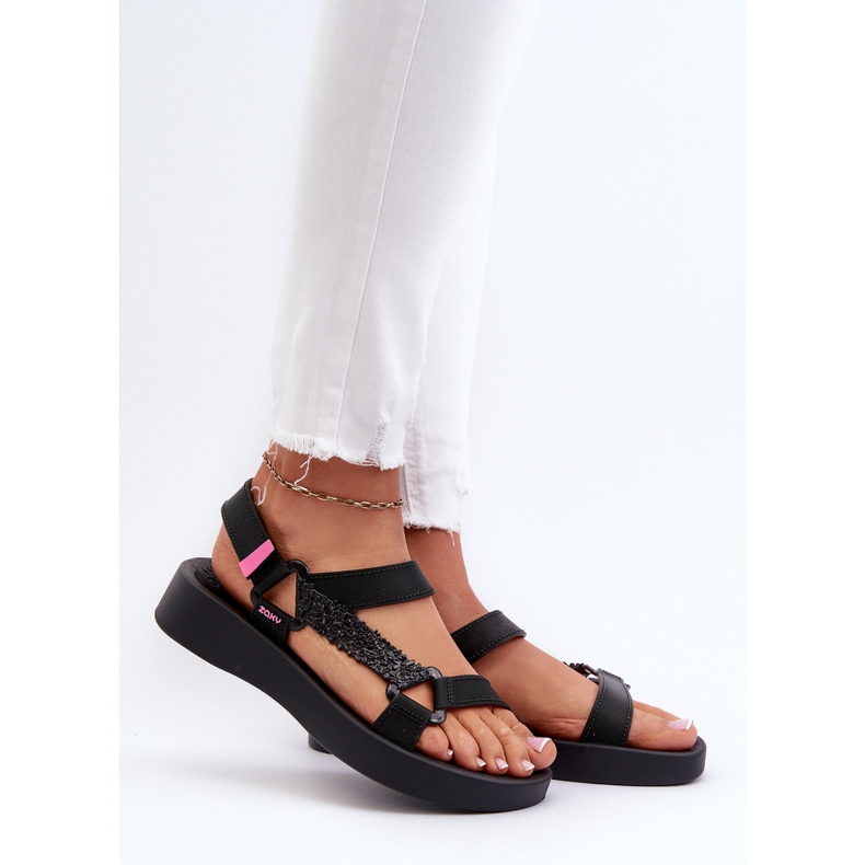 Sandali in velcro profumati ZAXY LL285062 Nero 2