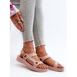 Sandali in velcro profumati ZAXY LL285061 Rosa chiaro 1
