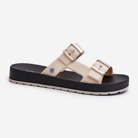 Infradito da donna con suola piatta ZAXY LL285072 Beige chiaro 1