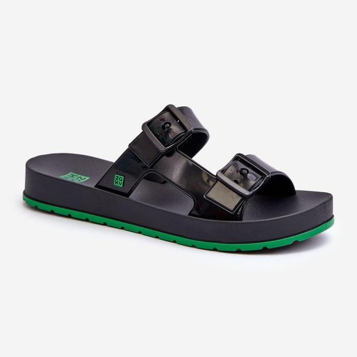 ZAXY LL285073 Infradito piatte da donna nere nero 1
