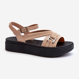 Sandali con plateau da donna profumati ZAXY LL285063 Beige 1