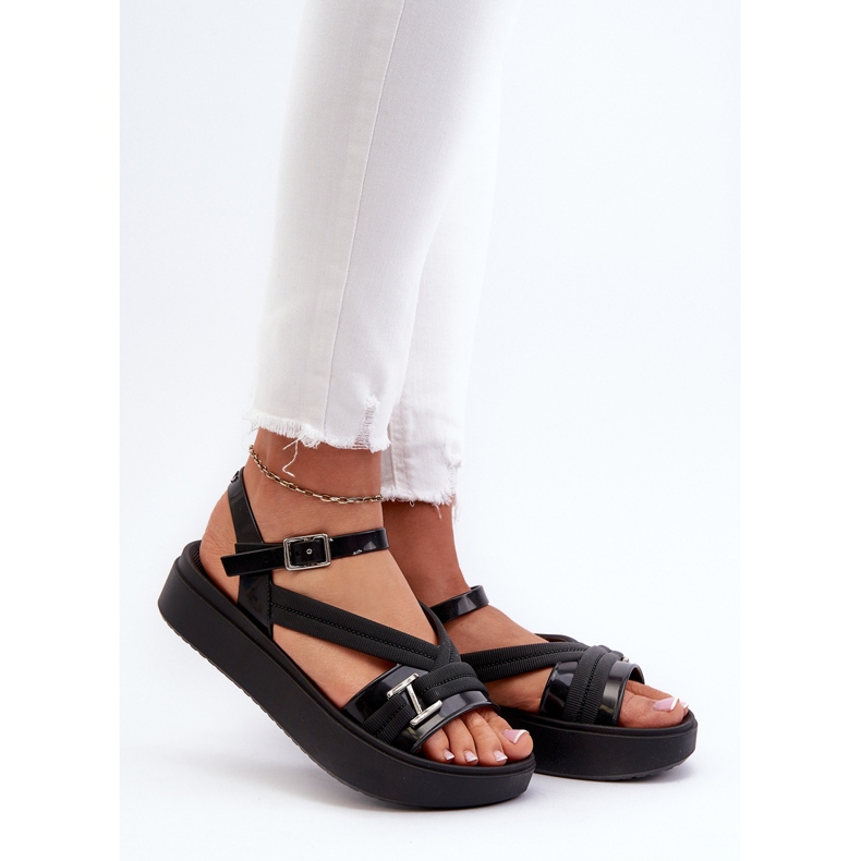 Sandali con plateau da donna profumati ZAXY LL285064 Neri nero 2