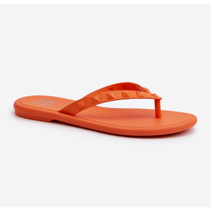 Infradito piatte flessibili da donna ZAXY JJ285254 Arancione arancia 1