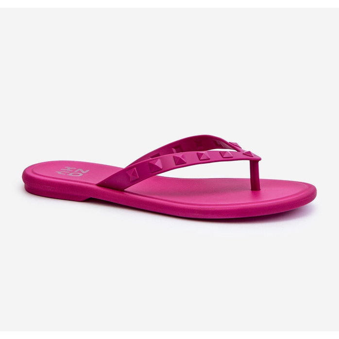 Infradito piatte flessibili da donna ZAXY JJ285252 Fucsia rosa 1