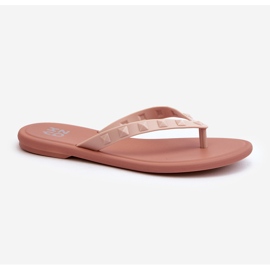 Infradito piatte flessibili da donna ZAXY JJ285298 Rosa 1