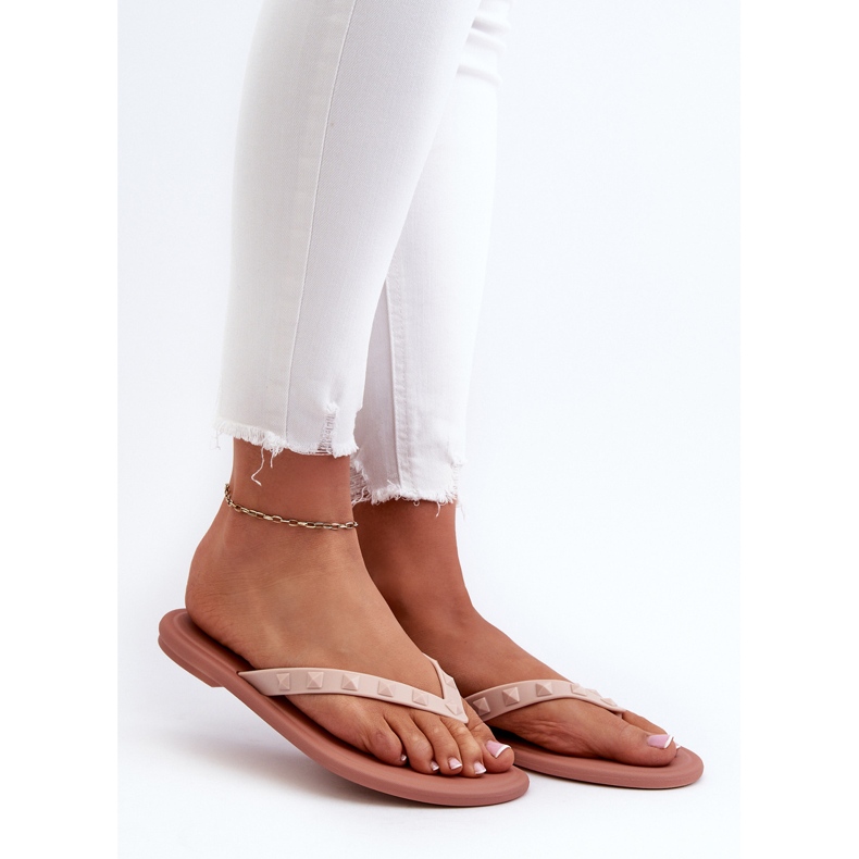 Infradito piatte flessibili da donna ZAXY JJ285298 Rosa 2