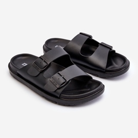 Infradito Leggere Da Uomo Con Fibbie Big Star NN174597 Nere nero 1