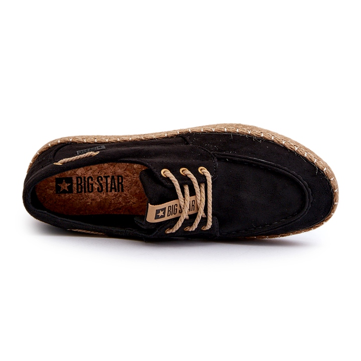 Espadrillas stringate da uomo Big Star NN174051 Nere nero 2