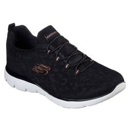 Scarpe Skechers Summits - Leopart Spot 149037 Bkrg nero 1