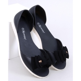 Ballerine open toe Meliski Agathe Nere nero 1