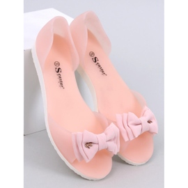 Ballerine aperte di Meliski Agathe color nudo beige 1
