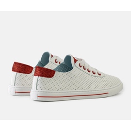 Sneakers Ruala bianche traforate bianco 1