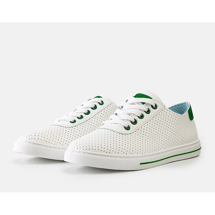 Sneakers Ruala bianche traforate bianco 1