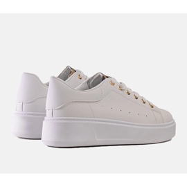 Sneakers bianche con accattivante decorazione Asmait bianca 2