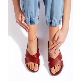 Infradito da donna marroni di Sergio Leone marrone 1