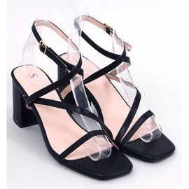 Sandali con tacco Theresa Black nero 1