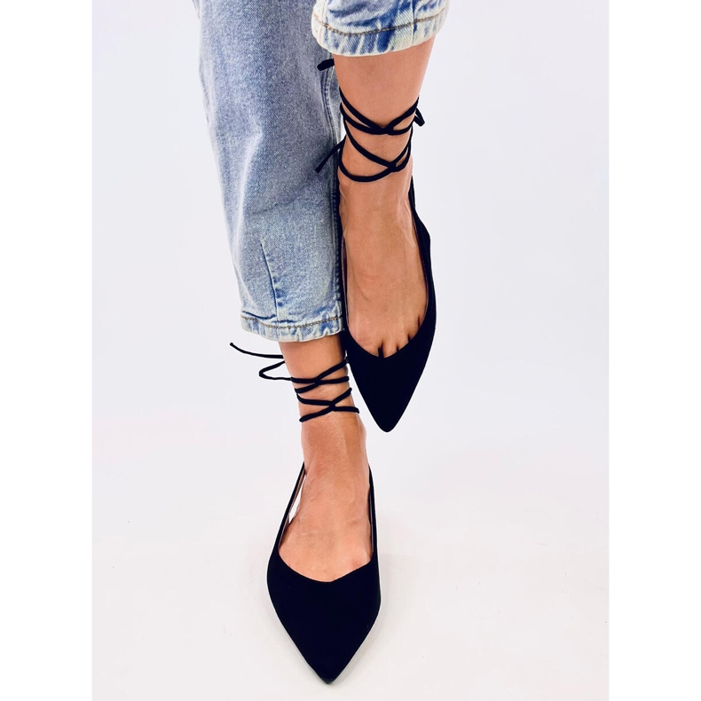 Dentoni Ballerine stringate nere nero 2