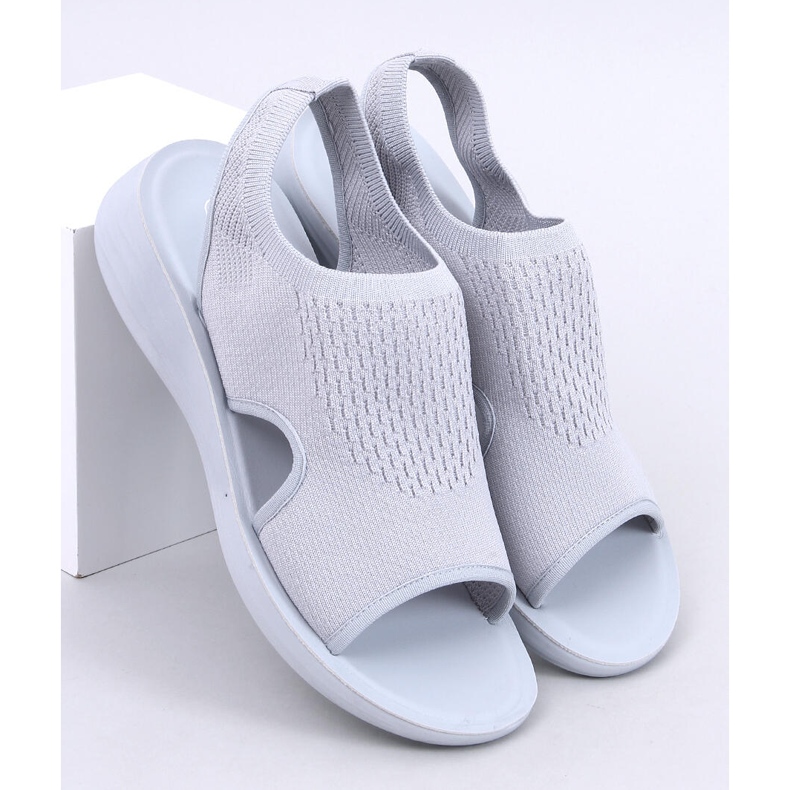 Aldos Sandali morbidi traforati di colore grigio 1